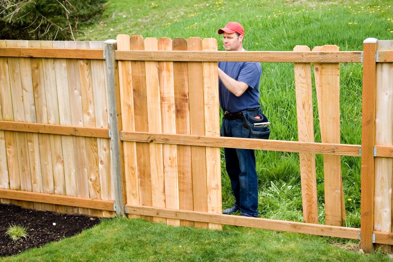 Fence Repair in Spring